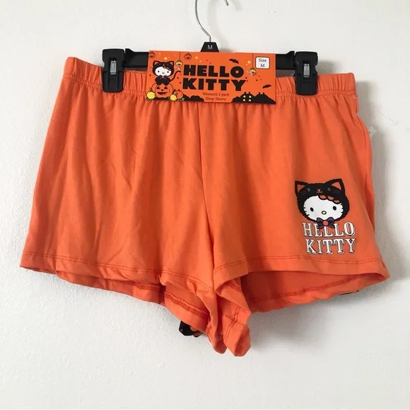 Hello Kitty Halloween Pj Shorts 2pk - Picture 1 of 6